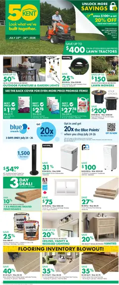 Preview of leaflet Kent weekly flyer / circulaire from shop Kent is valid from Jul 23, 2026