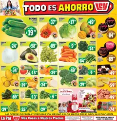 Vista previa las ofertas de la tienda Casa Ley - Casa Ley folleto Las ofertas de frutas y verdunas La Paz desde el 09/05/2026 