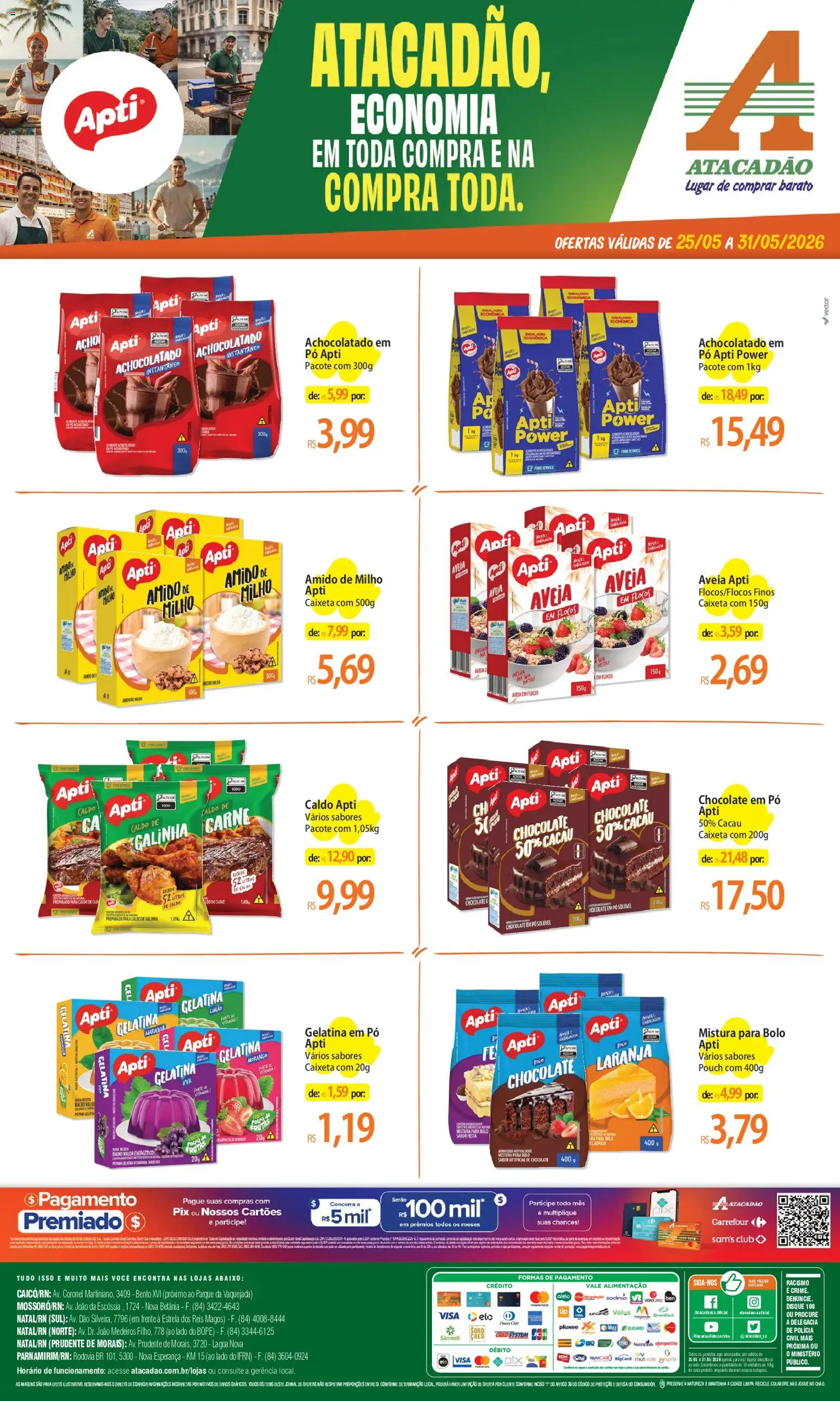 Pré-Visualização do folheto "Atacadão ofertas - RN" da loja Atacadão válido a partir de 25/05/2026