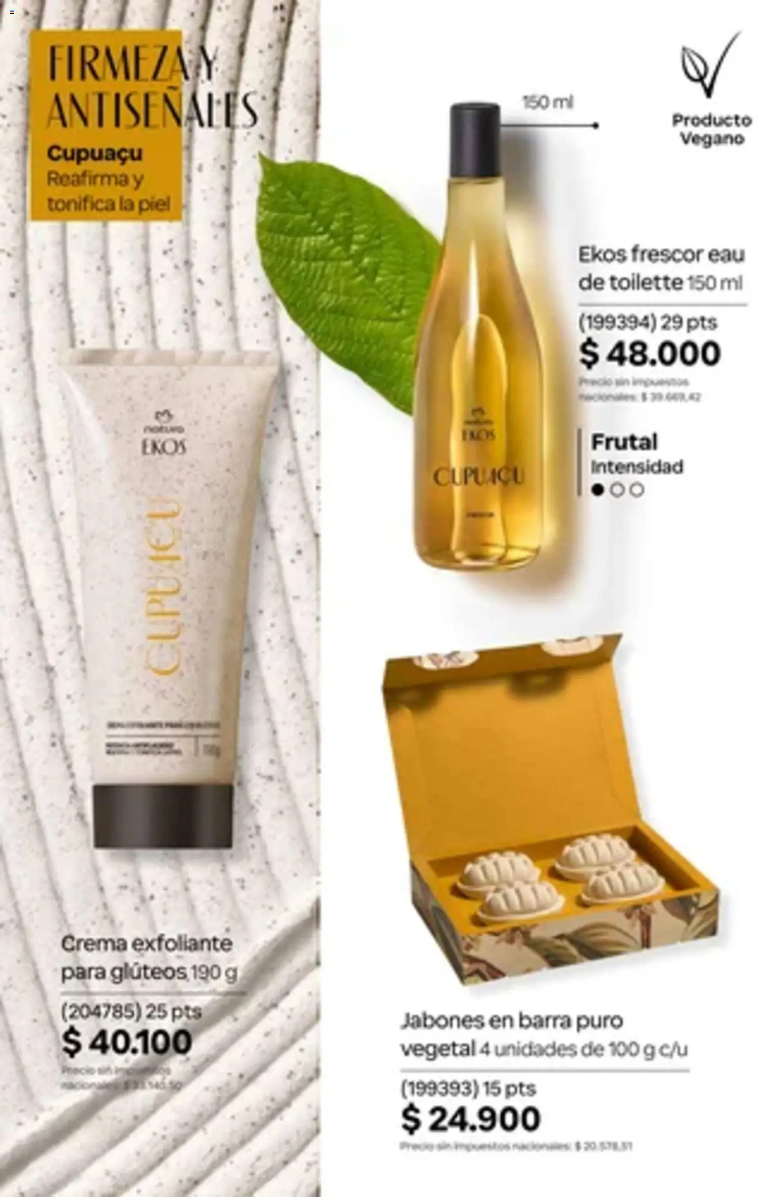 Vista previa del folleto de la tienda Natura válido desde el 01/10/2026 - Crema, Eau de toilette, Exfoliante