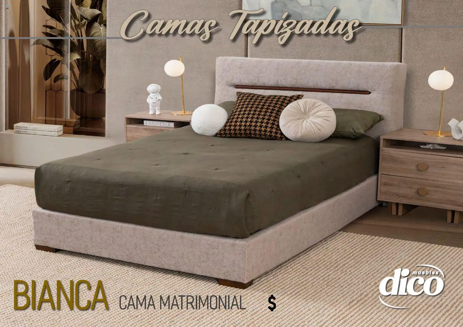 Vista previa las ofertas de la tienda Muebles Dico - Muebles Dico catálogo Camas tapizadas desde el 01/04/2026 