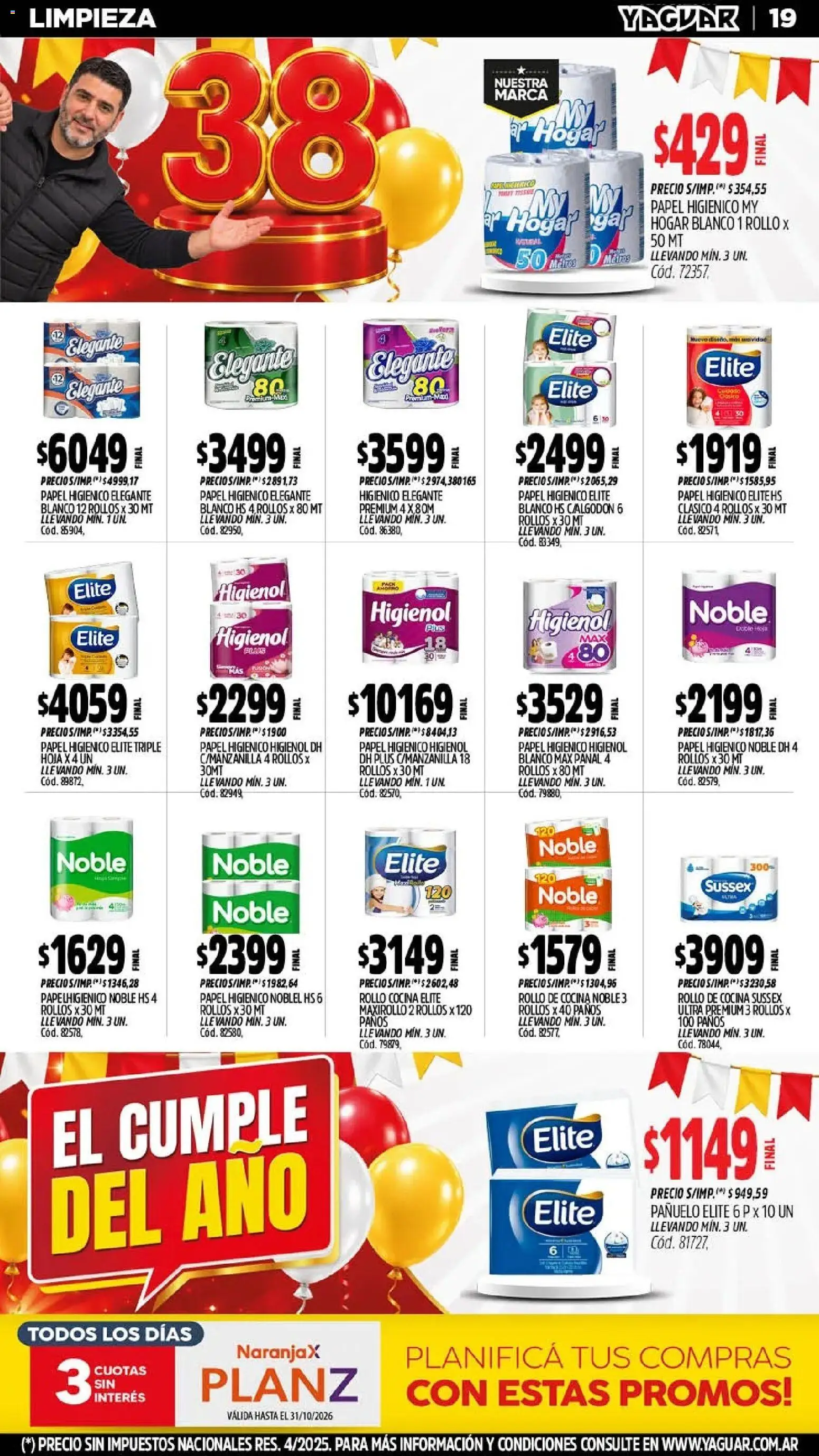 Vista previa del folleto de la tienda Yaguar válido desde el 26/10/2026 