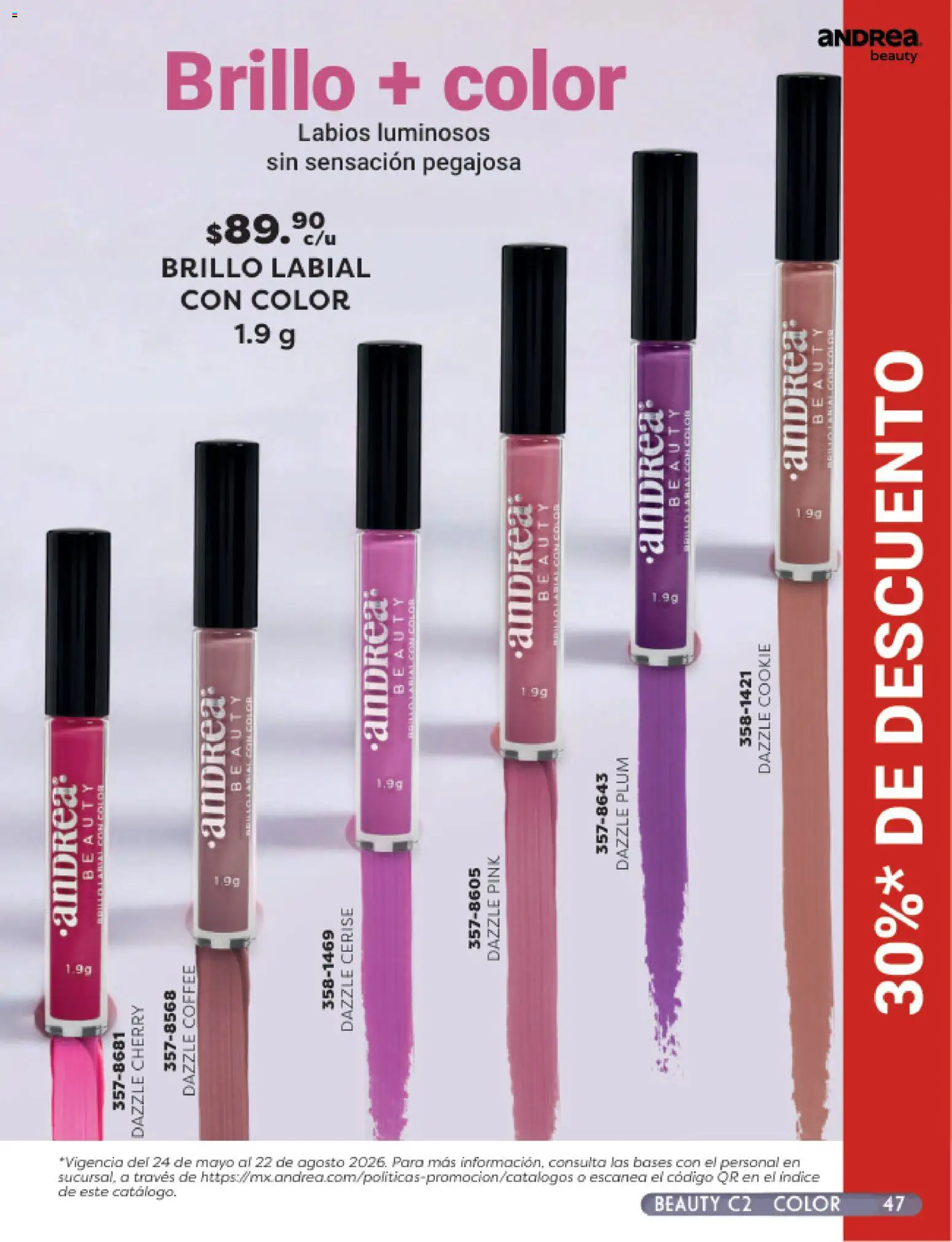 Vista previa las ofertas de la tienda Andrea - Andrea catálogo Beauty desde el 24/05/2026 