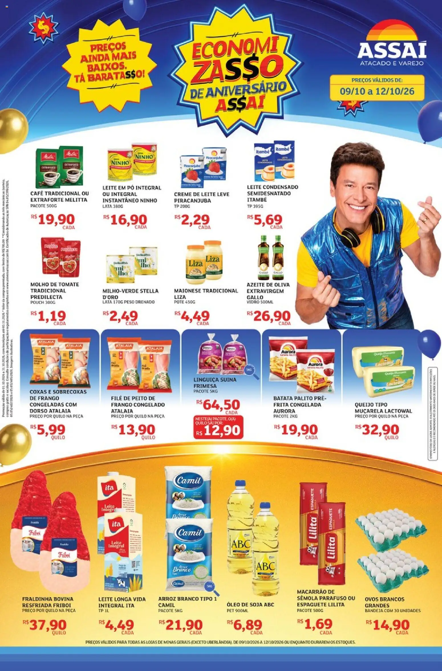 Pré-Visualização do folheto "Assaí Atacadista ofertas - MG" da loja Assaí Atacadista válido a partir de 09/10/2026