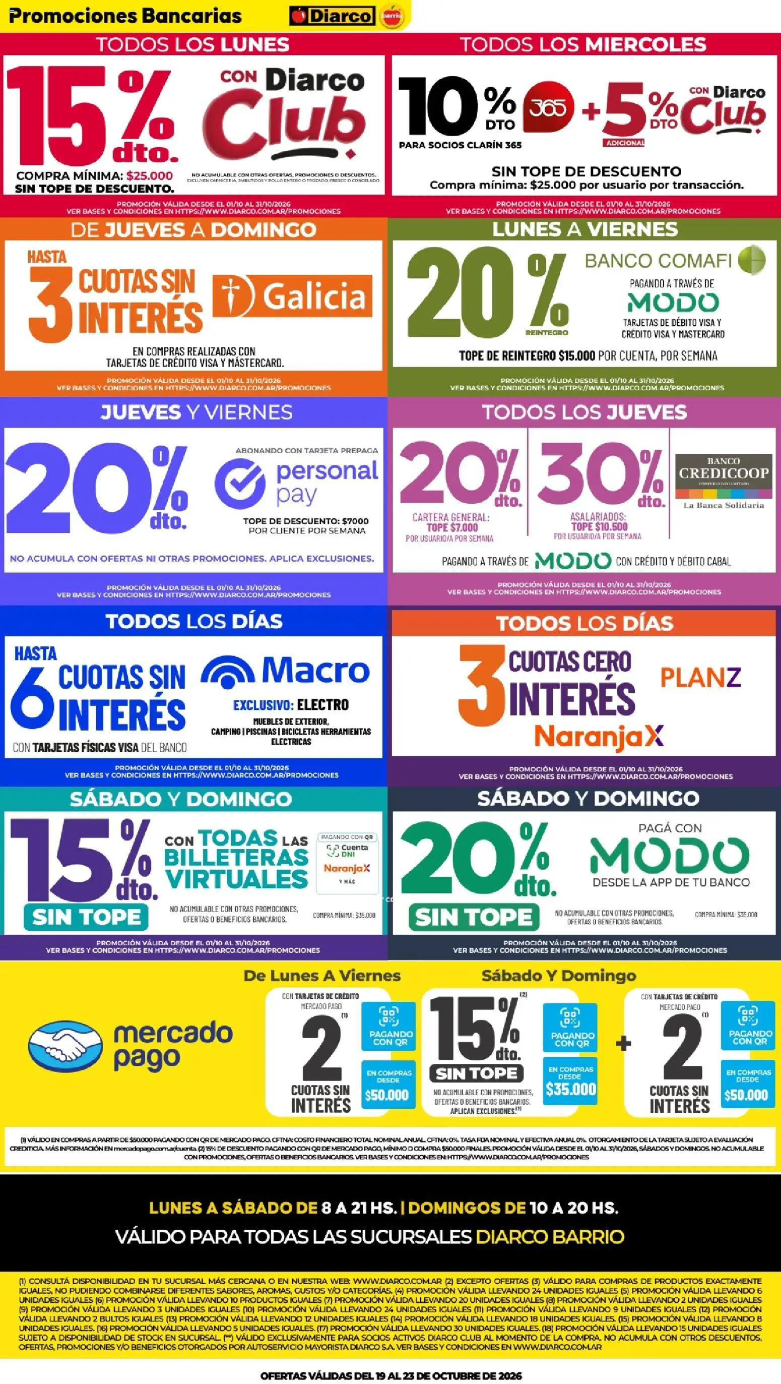 Vista previa del folleto de la tienda Diarco válido desde el 19/10/2026 