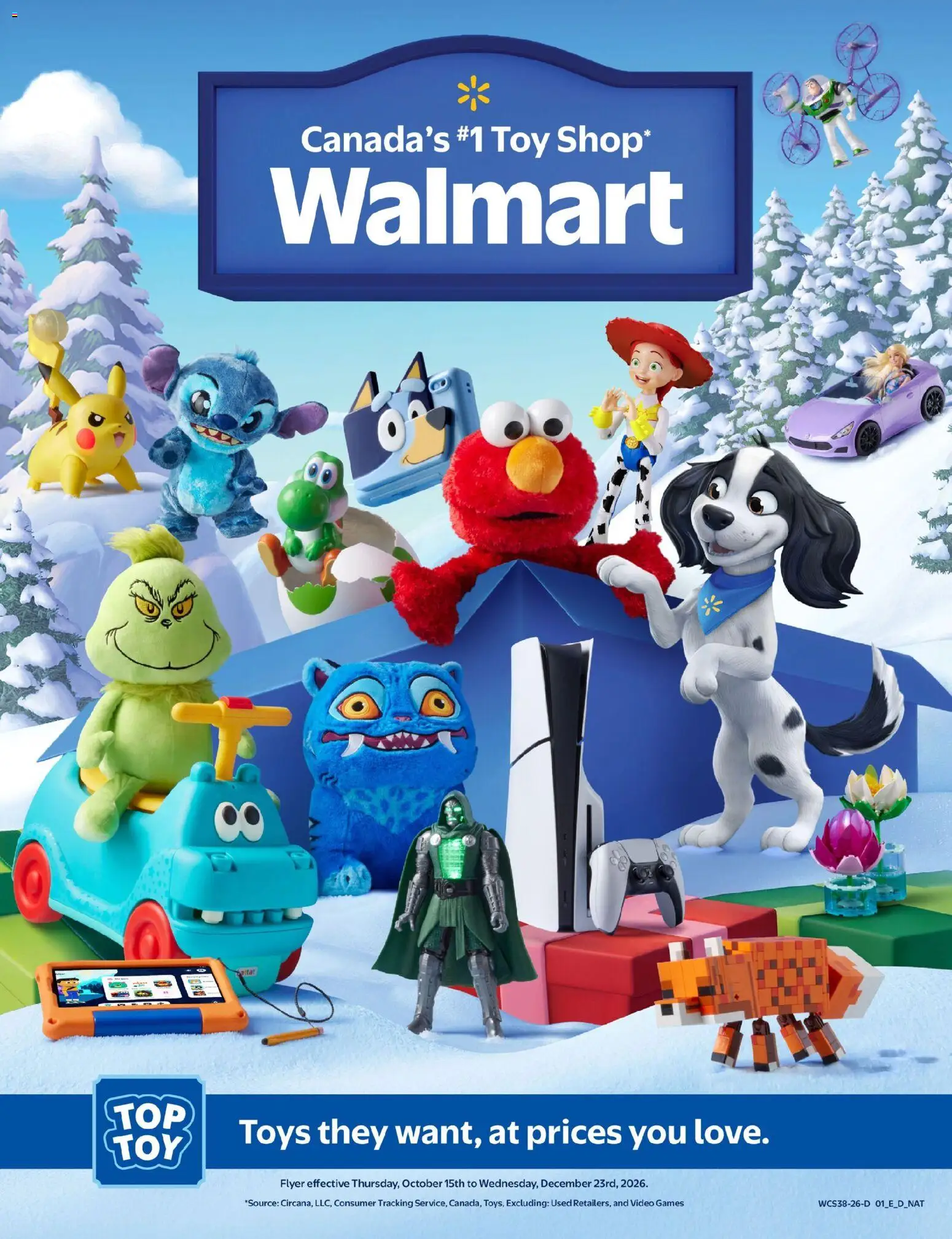 Preview of leaflet Walmart flyer - Toy shop from shop Walmart is valid from Oct 15, 2026
