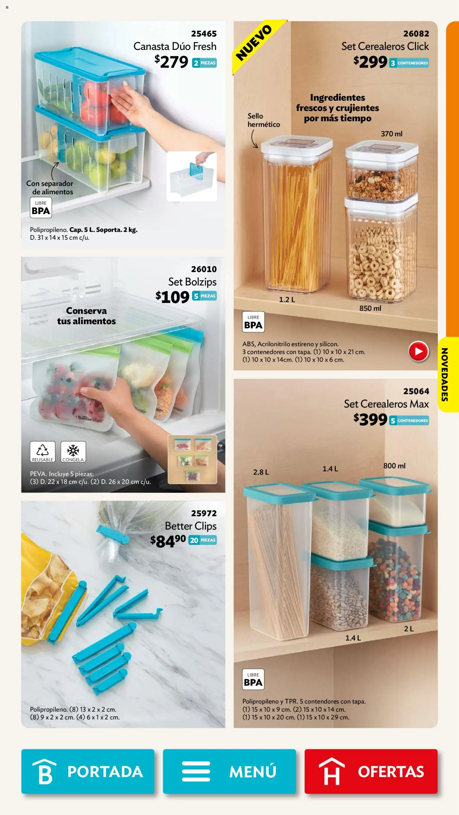 Vista previa las ofertas de la tienda Betterware - Betterware campaña 9 2026 desde el 31/08/2026 