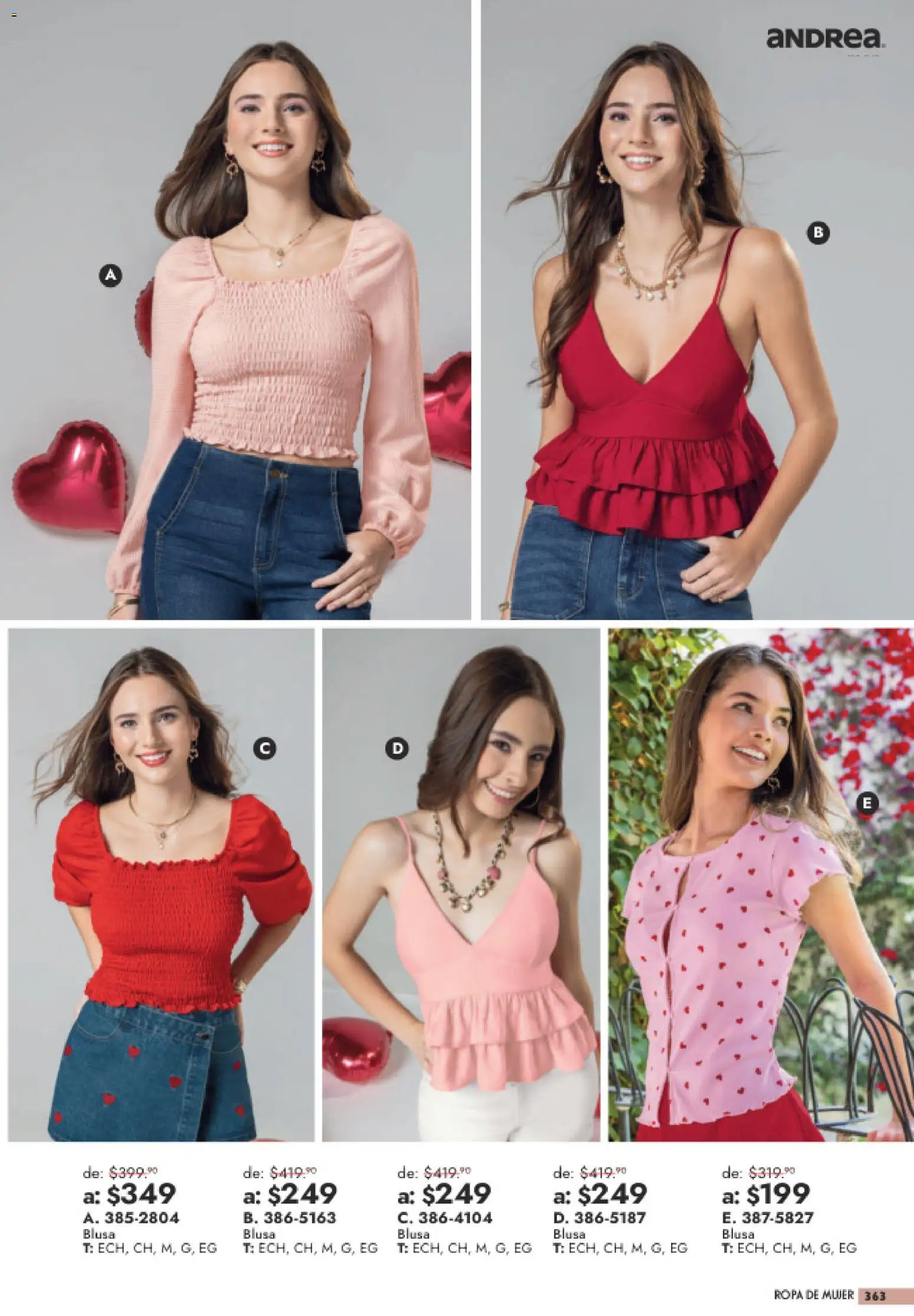 Vista previa las ofertas de la tienda Andrea - Andrea catálogo Outlet desde el 26/07/2026 