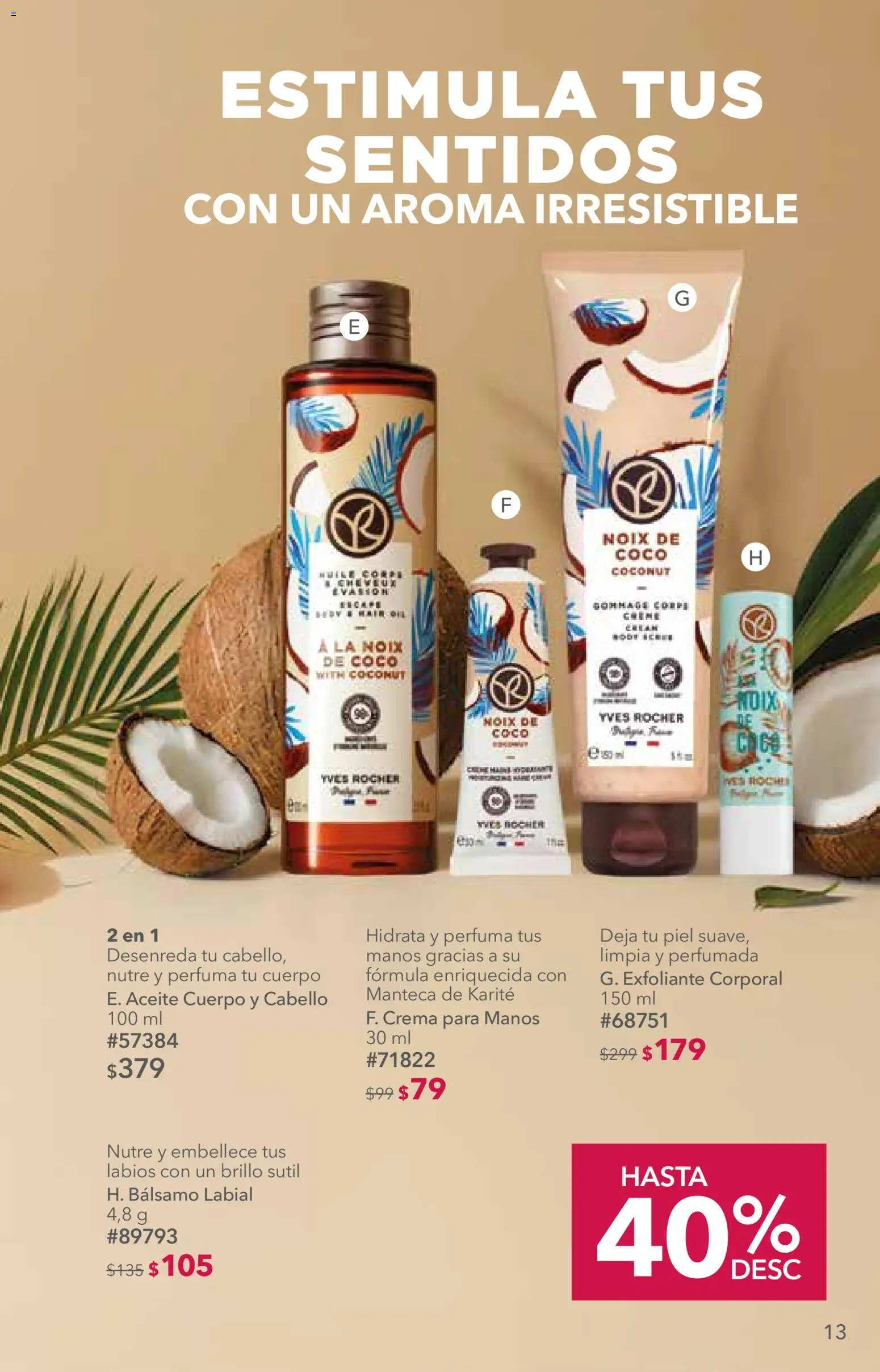 Vista previa las ofertas de la tienda Yves Rocher - Yves Rocher campaña 14 2026 desde el 06/10/2026 