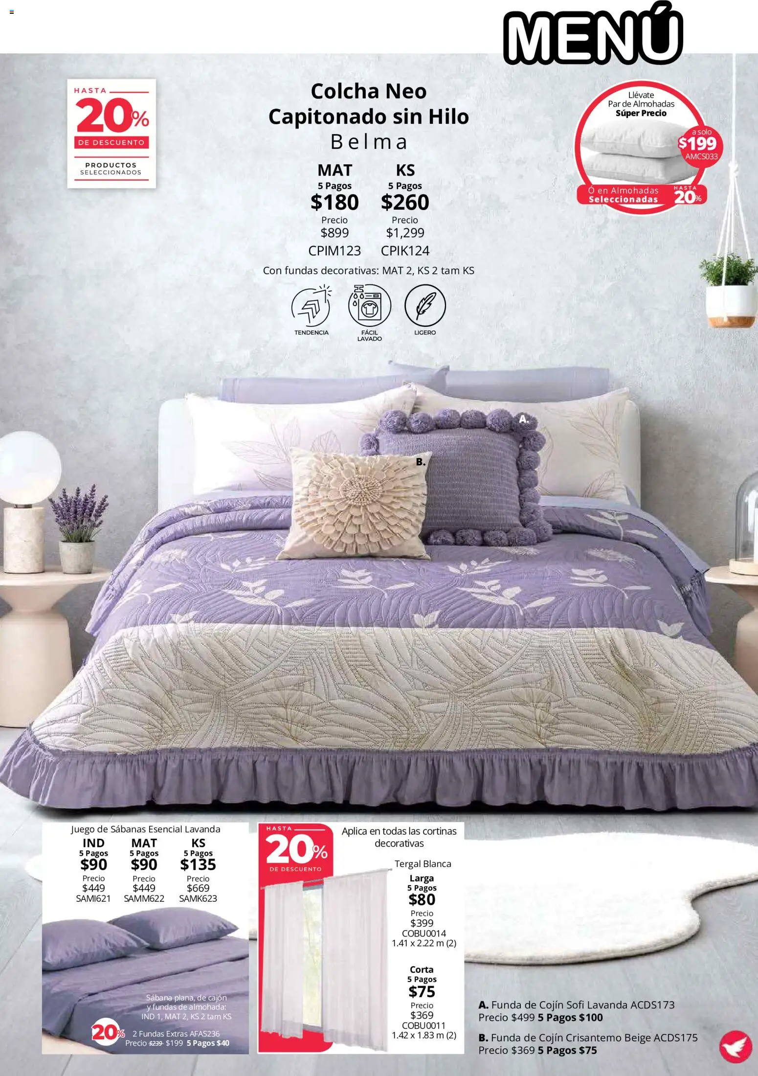 Vista previa las ofertas de la tienda Colchas Concord - Colchas Concord catálogo desde el 01/08/2026 