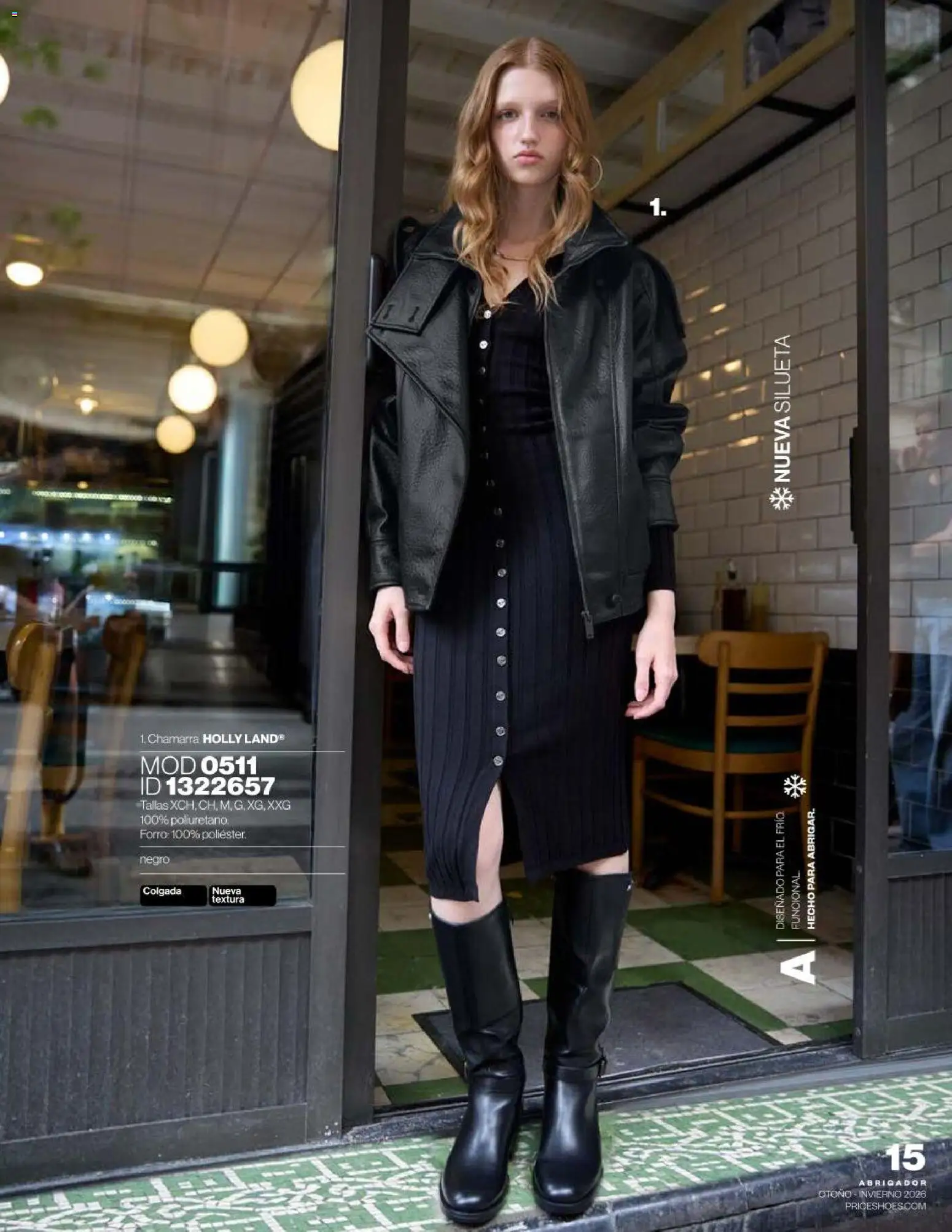 Vista previa las ofertas de la tienda Price Shoes - Price Shoes catálogo Abrigador desde el 16/09/2026 - Chamarra