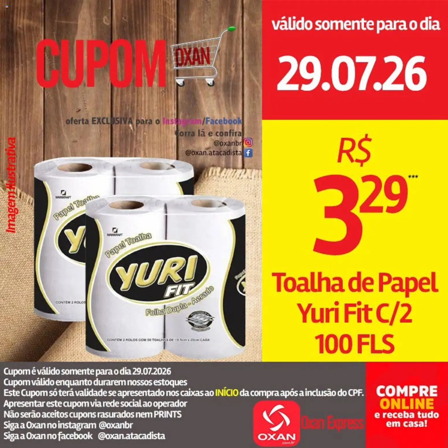 Pré-Visualização do folheto "Oxan Atacadista - Ofertas da semana" da loja Oxan Atacadista válido a partir de 29/07/2026