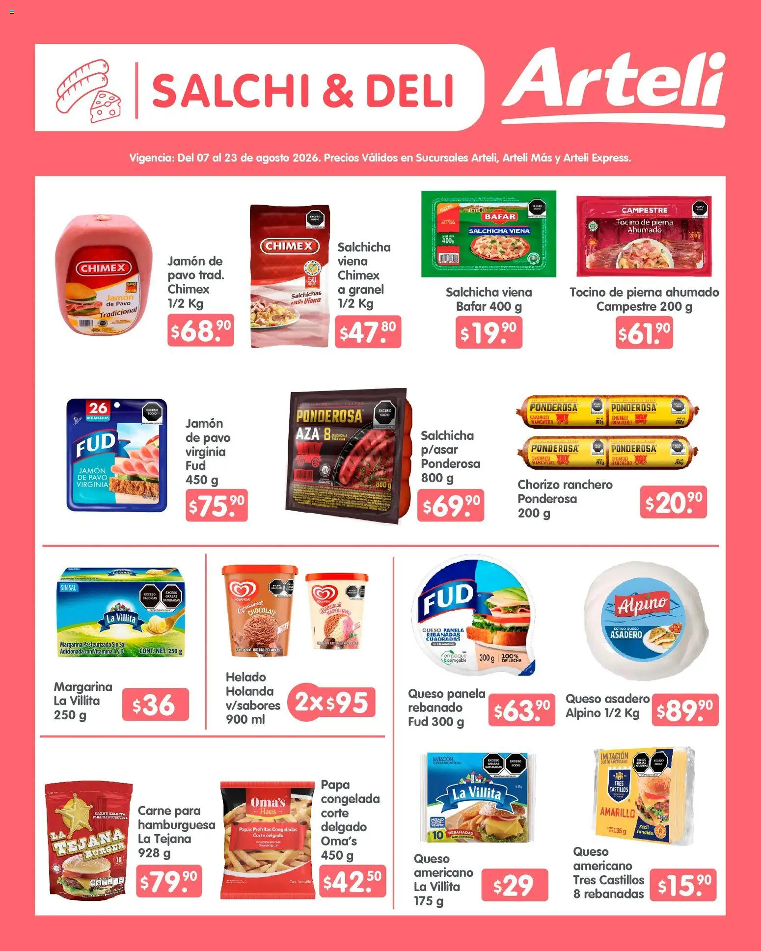 Vista previa las ofertas de la tienda Arteli - Arteli folleto Quincenal desde el 07/08/2026 