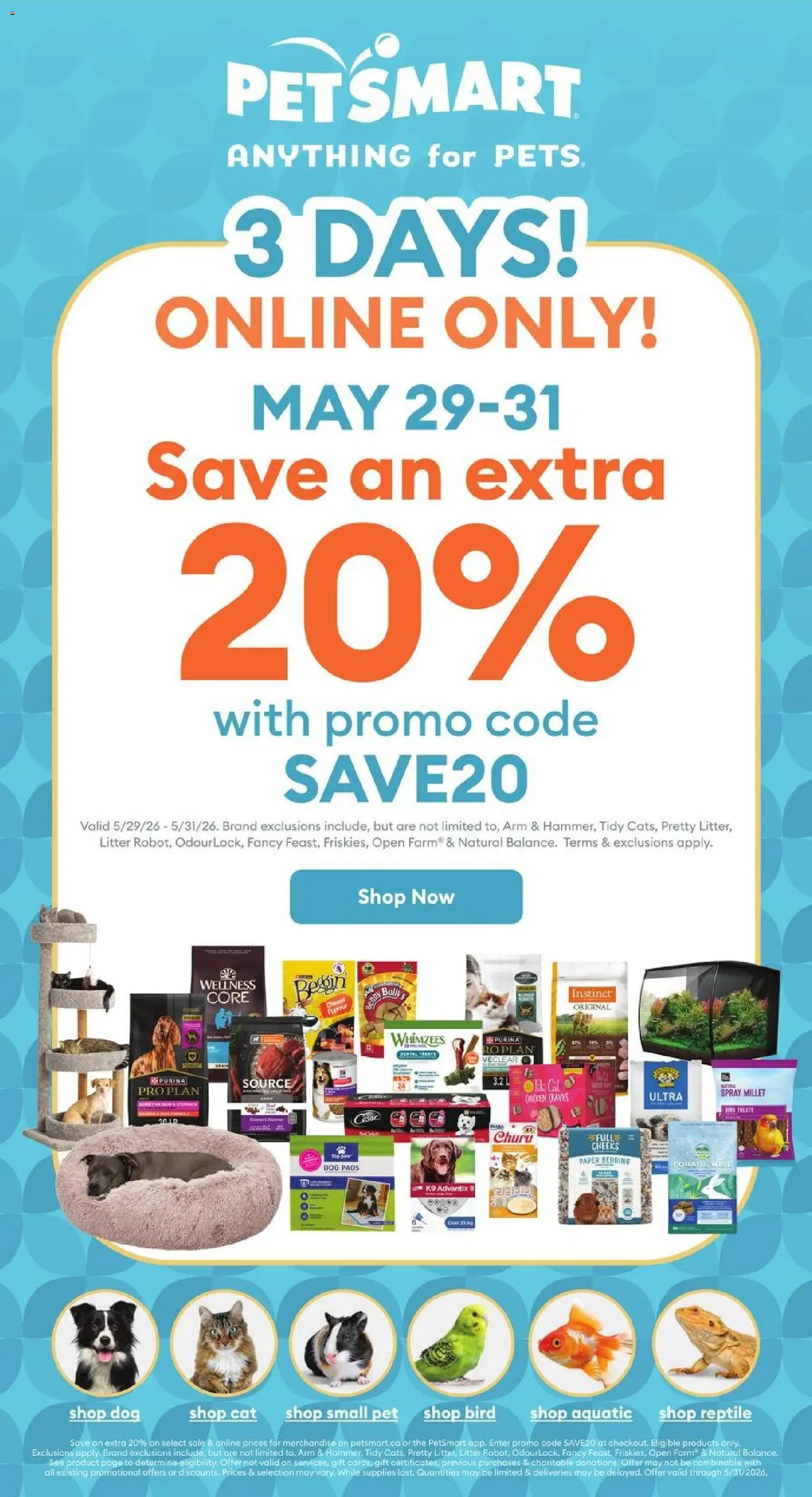 Preview of leaflet Petsmart Weekend Flyer from shop Petsmart is valid from May 29, 2026 - Chicken