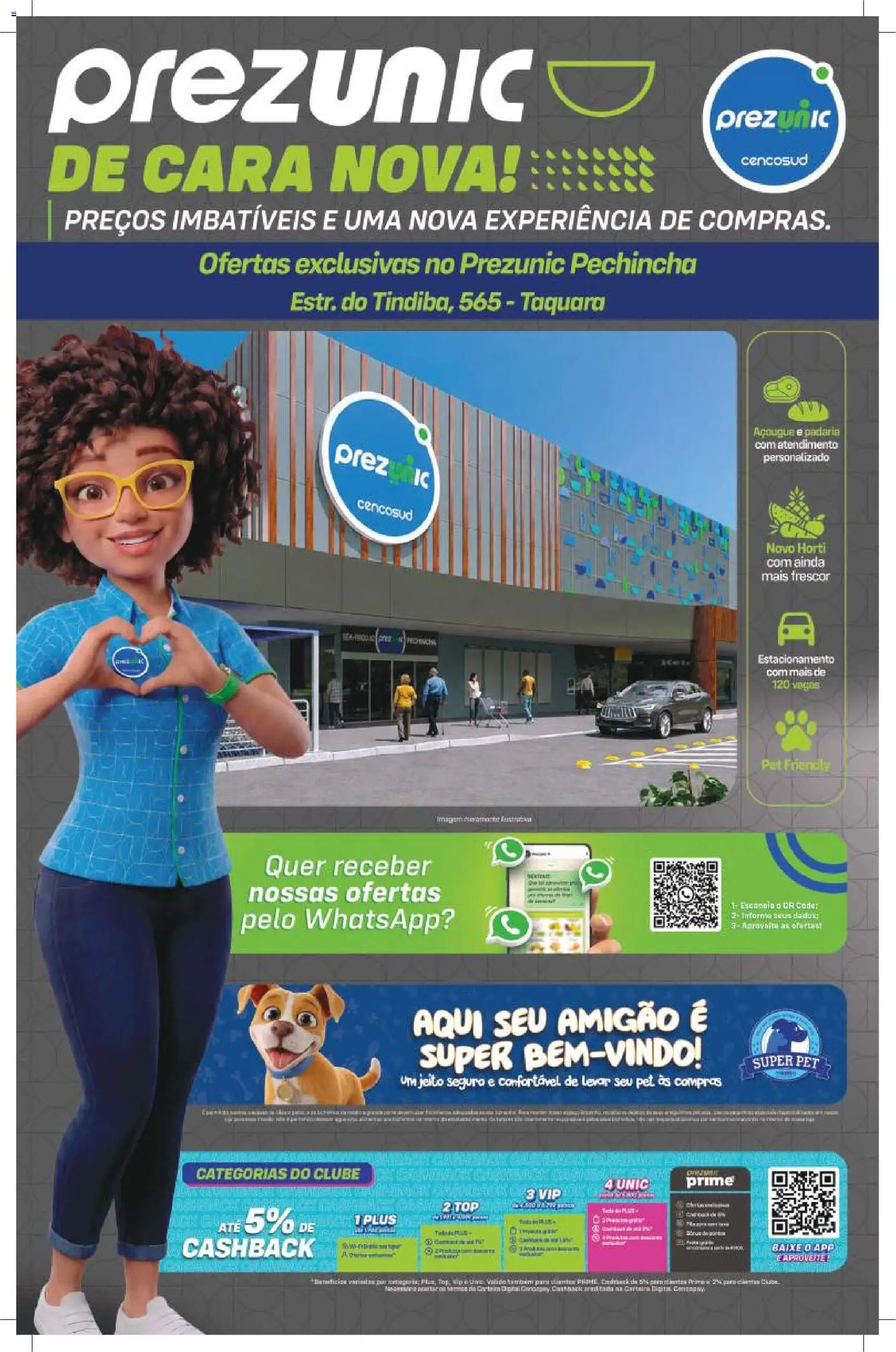 Pré-Visualização do folheto "Prezunic ofertas Pechincha" da loja Prezunic válido a partir de 14/08/2026 - Cará