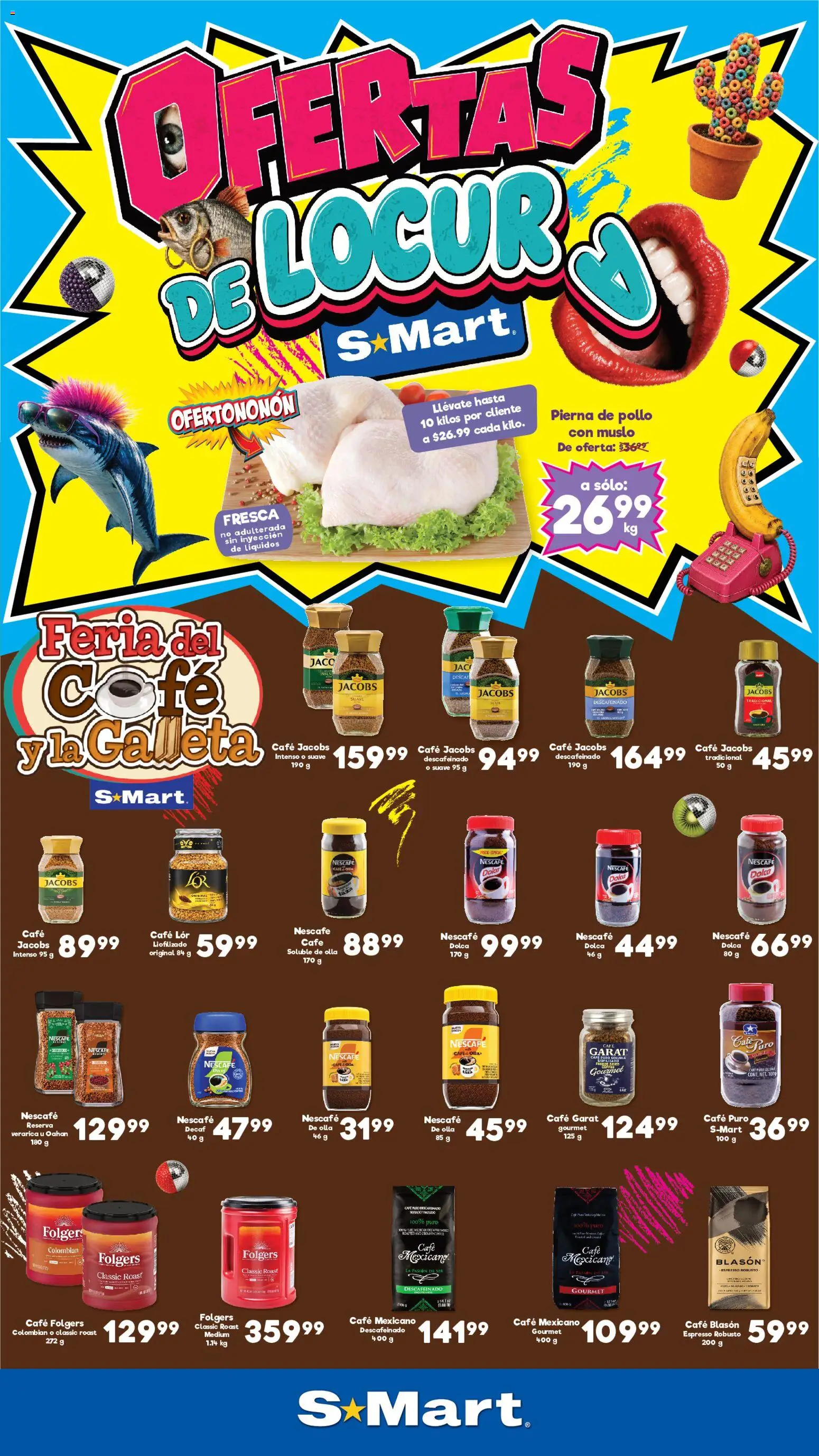 Vista previa las ofertas de la tienda S-Mart - S-Mart folleto Ofertas de feria Juárez desde el 09/10/2026 
