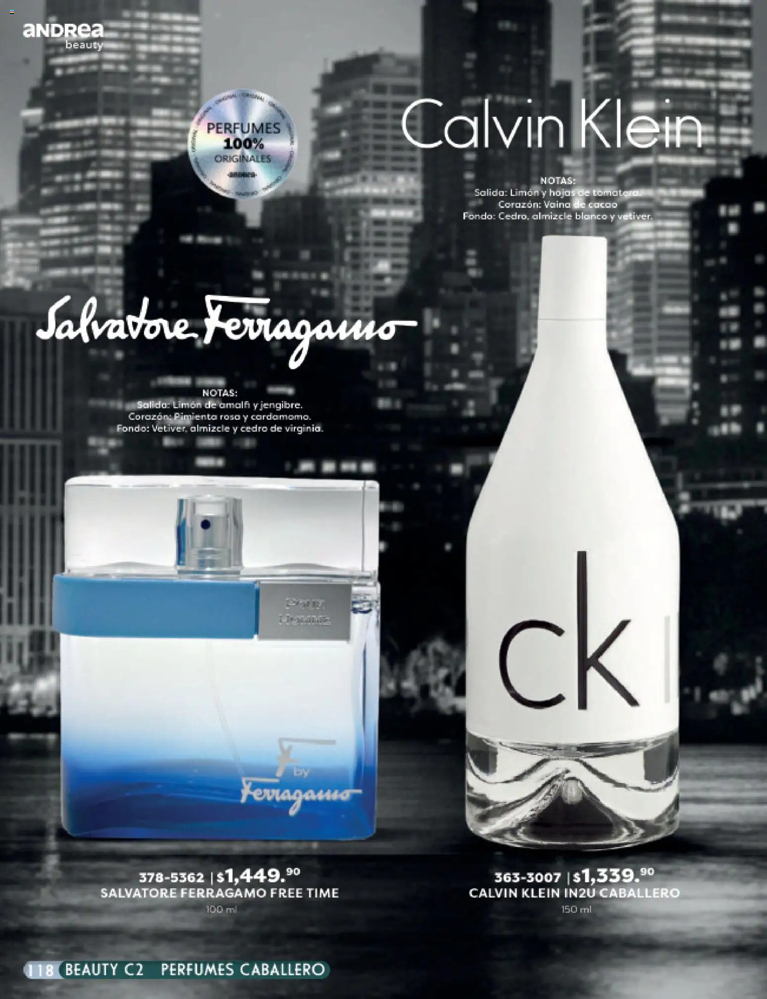 Vista previa las ofertas de la tienda Andrea - Andrea catálogo Beauty desde el 24/05/2026 - Perfumes, Limón, Cacao, Pimienta