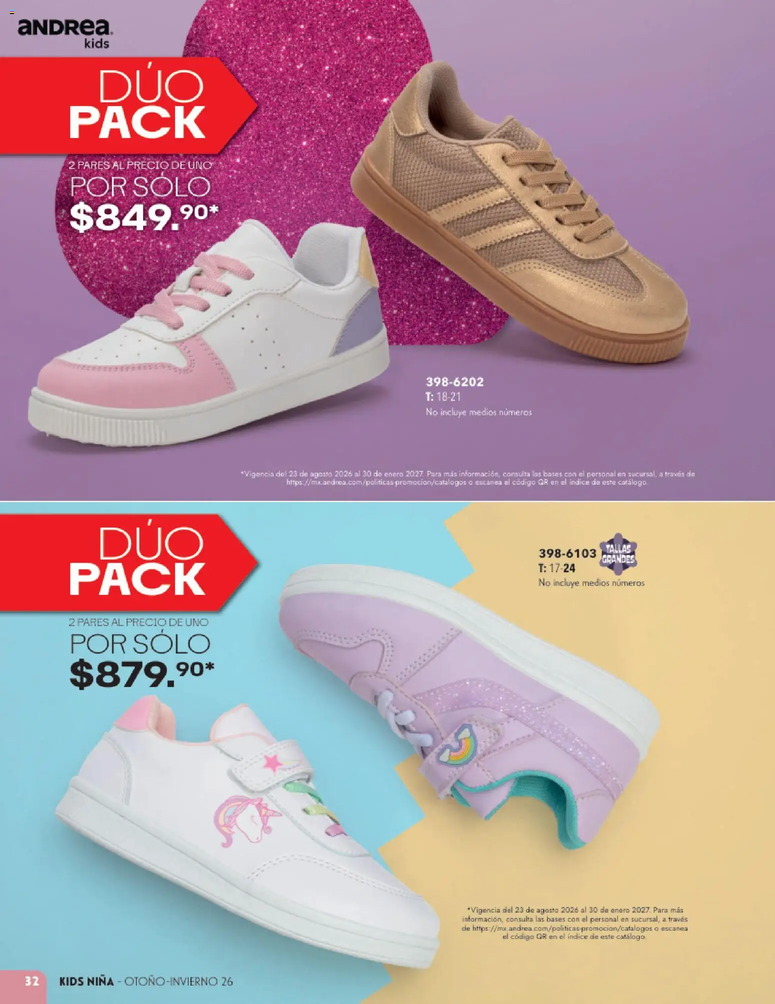 Vista previa las ofertas de la tienda Andrea - Andrea catálogo Infantil desde el 23/08/2026 