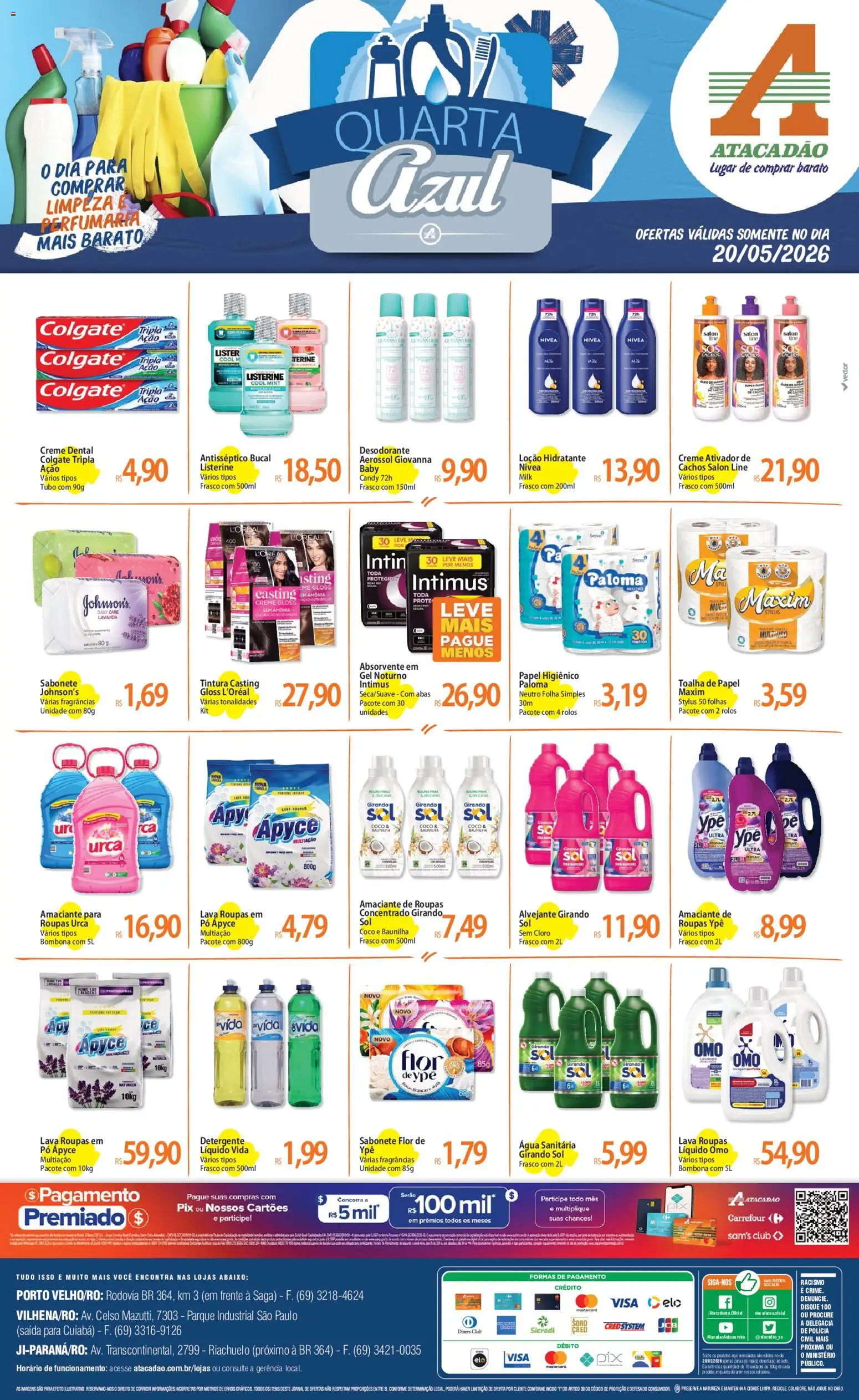 Pré-Visualização do folheto "Atacadão ofertas - RO" da loja Atacadão válido a partir de 20/05/2026