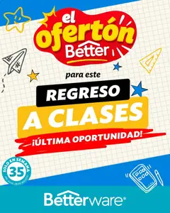 Vista previa las ofertas de la tienda Betterware - Betterware catálogo El Ofertón desde el 24/08/2026 