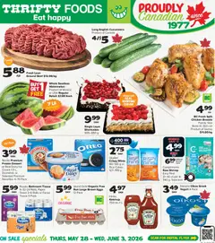 Preview of leaflet Thrifty Foods weekly flyer / circulaire from shop Thrifty Foods is valid from May 28, 2026