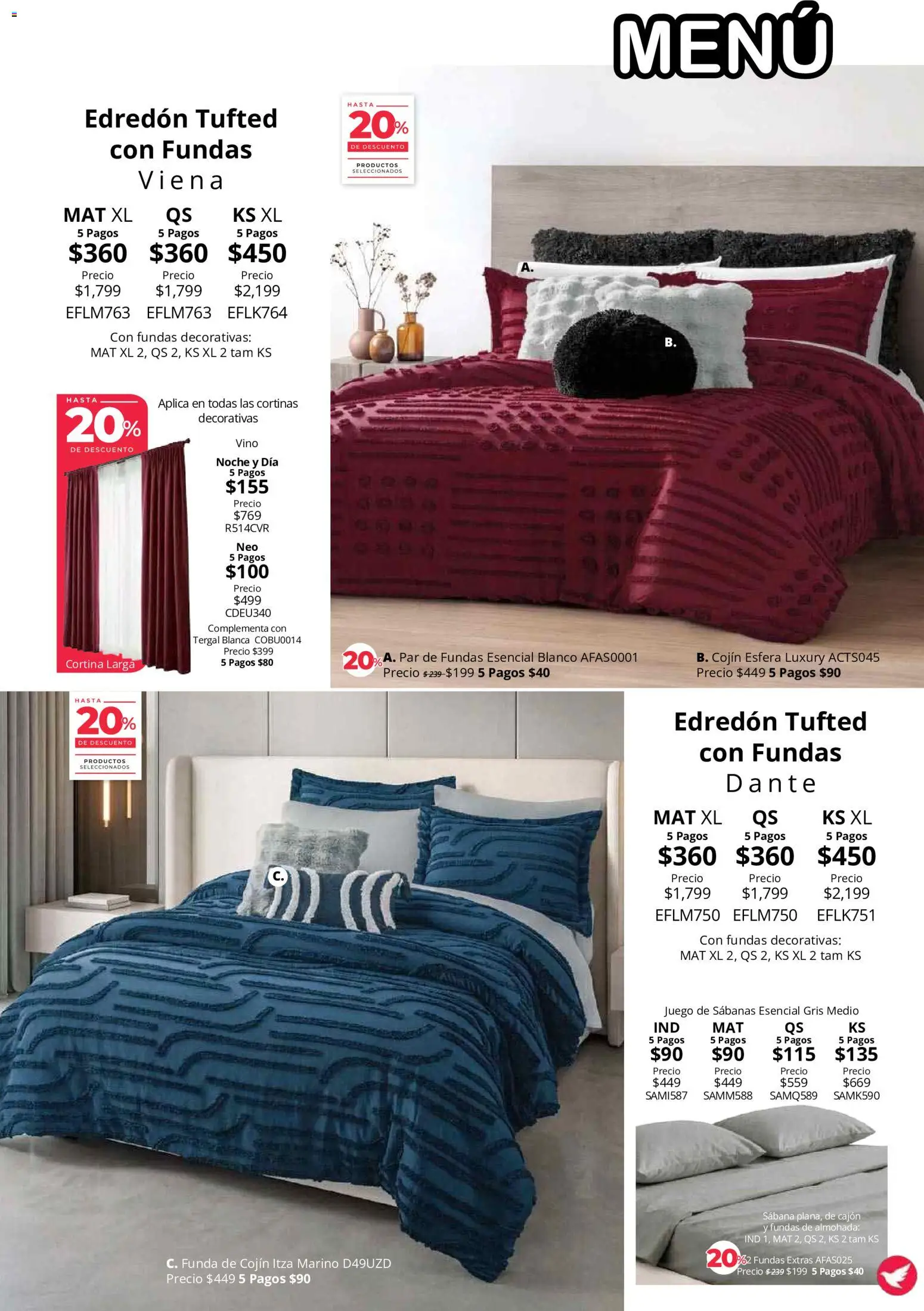 Vista previa las ofertas de la tienda Colchas Concord - Colchas Concord catálogo desde el 01/08/2026 