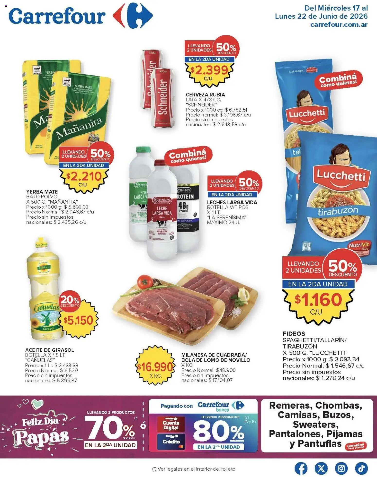 Vista previa del folleto de la tienda Carrefour válido desde el 17/06/2026 
