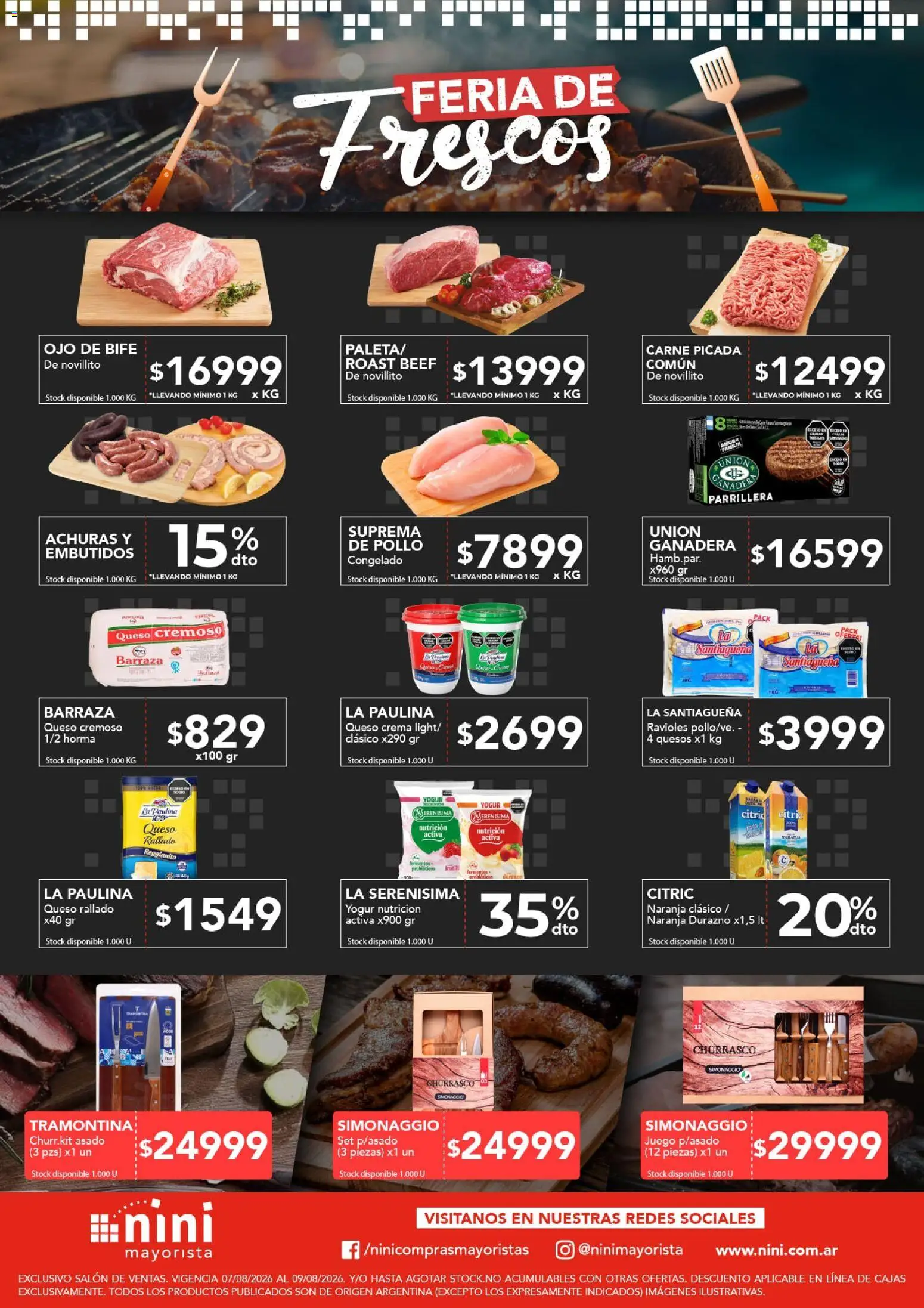 Vista previa del folleto de la tienda NINI Mayorista válido desde el 07/08/2026 