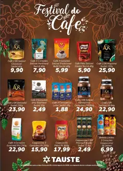 Pré-Visualização do folheto "Tauste ofertas Especial Festival do Café" da loja Tauste válido a partir de 05/08/2026