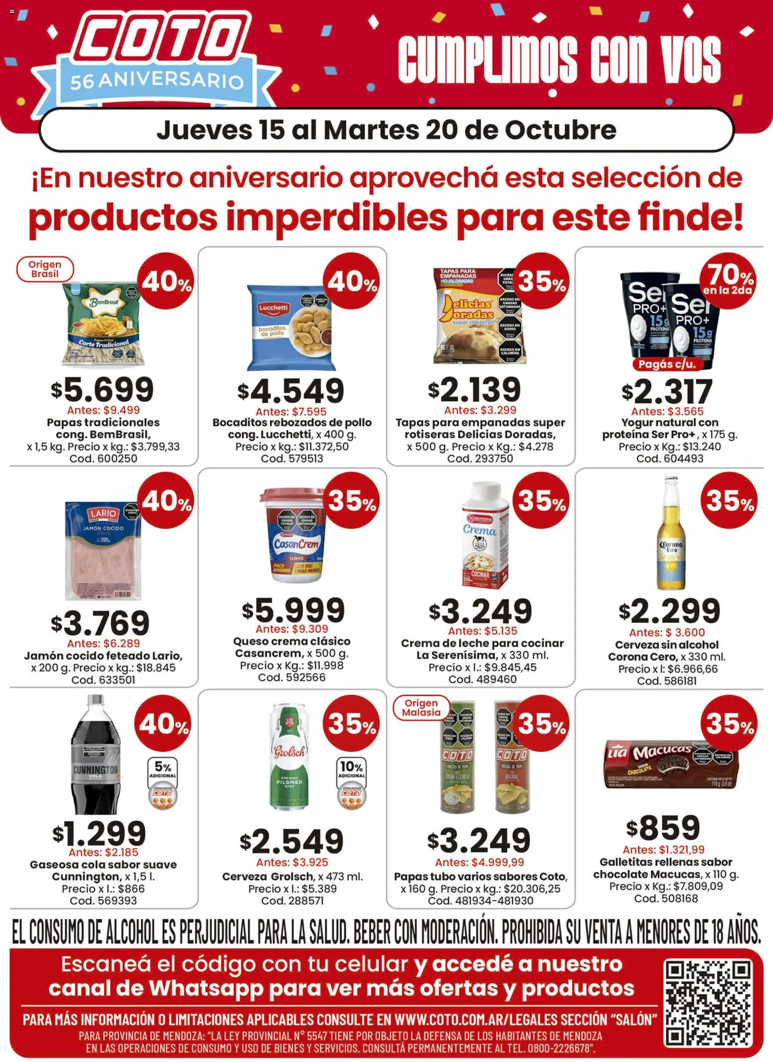 Vista previa del folleto de la tienda Coto válido desde el 15/10/2026 