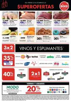 Vista previa del folleto de la tienda Disco válido desde el 23/10/2026 