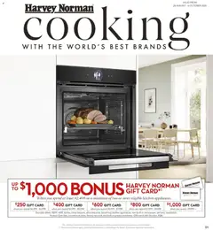 Preview of catalogue Harvey Norman Cooking with the World's Best Brands from shop Harvey Norman valid 26 Aug 2026
