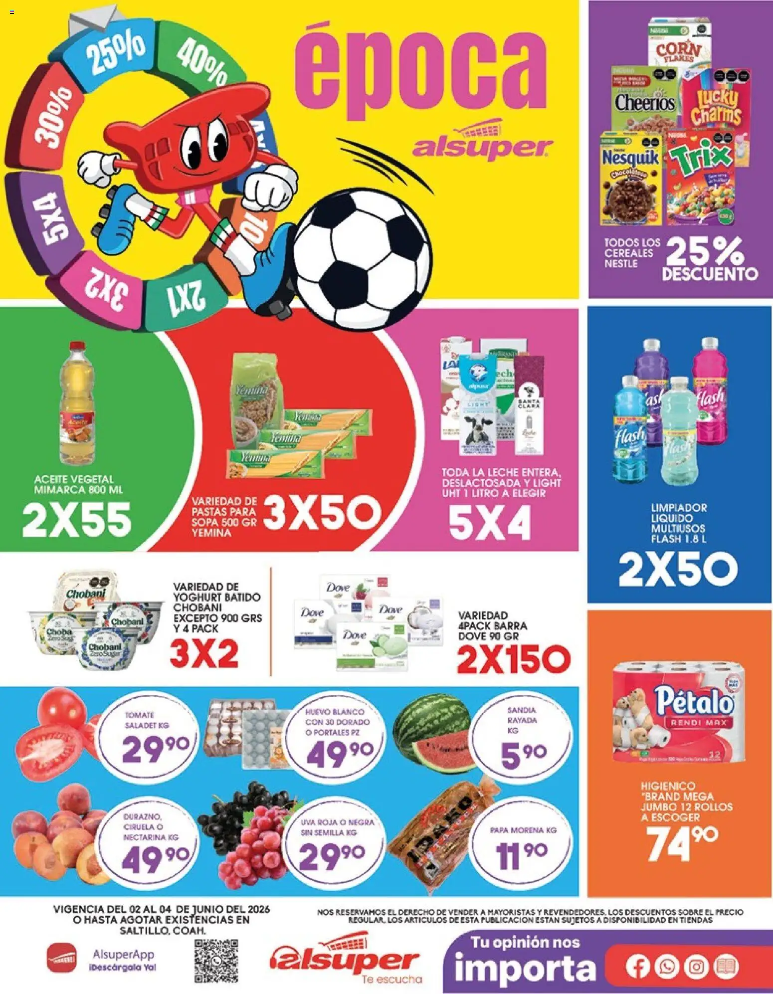 Vista previa las ofertas de la tienda Alsuper - Alsuper folleto Saltillo desde el 02/06/2026 