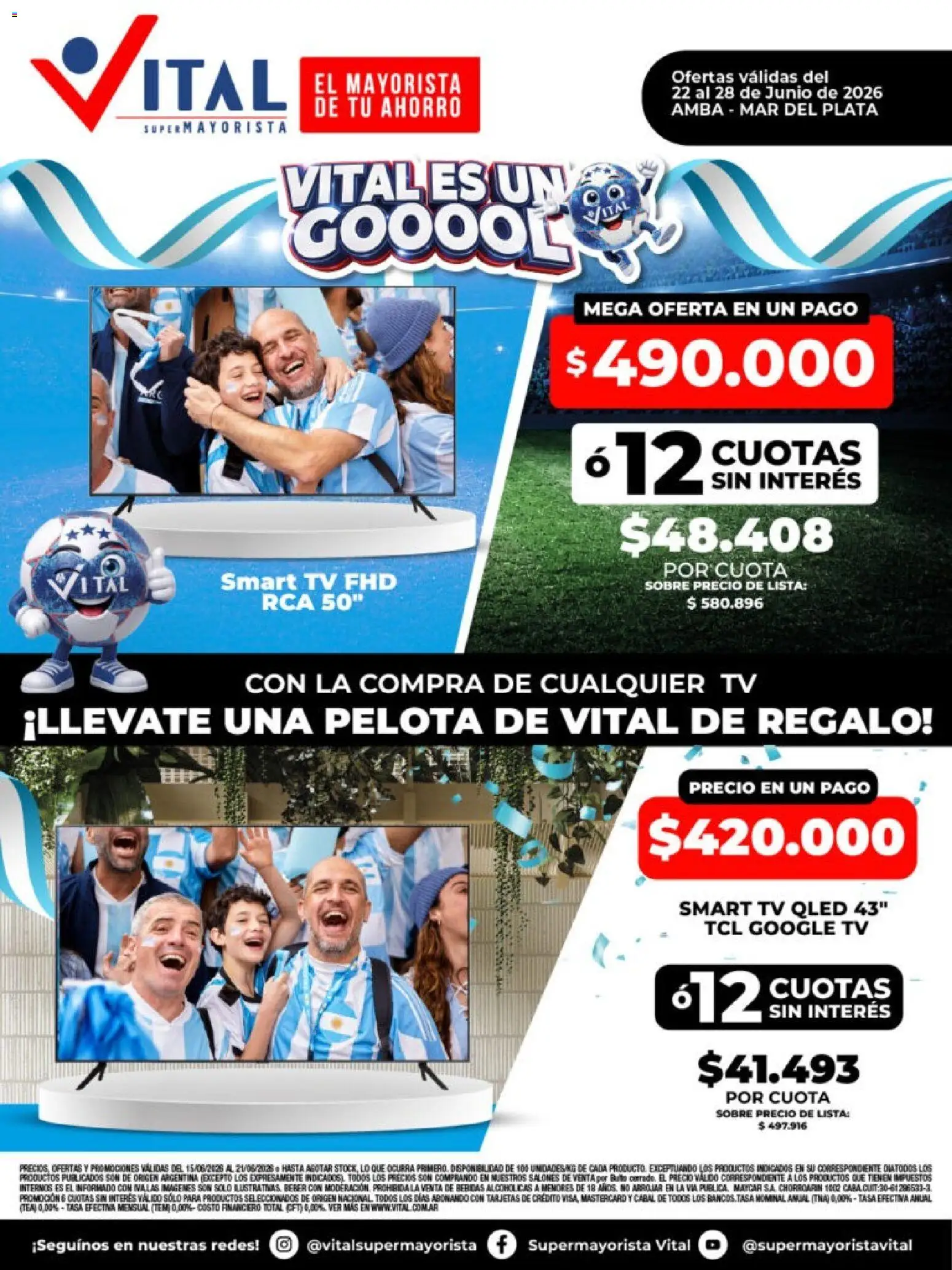 Vista previa del folleto de la tienda Vital válido desde el 22/06/2026 