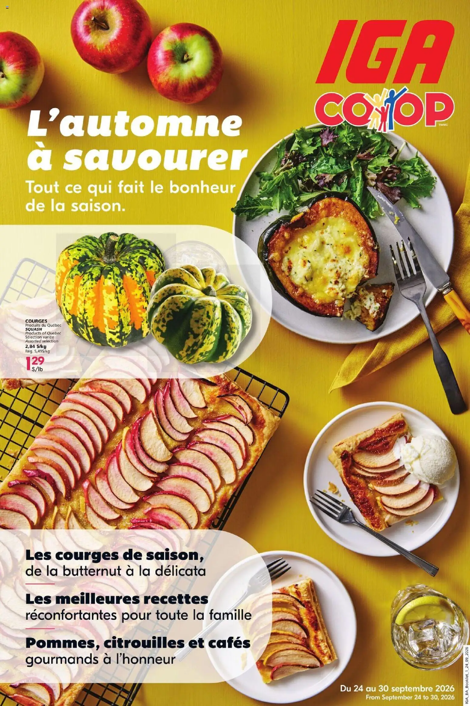 Preview of leaflet IGA circulaire - Brochure thématique from shop IGA is valid from Sep 24, 2026