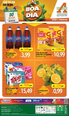 Pré-Visualização do folheto "Atacadão ofertas - SE" da loja Atacadão válido a partir de 28/08/2026