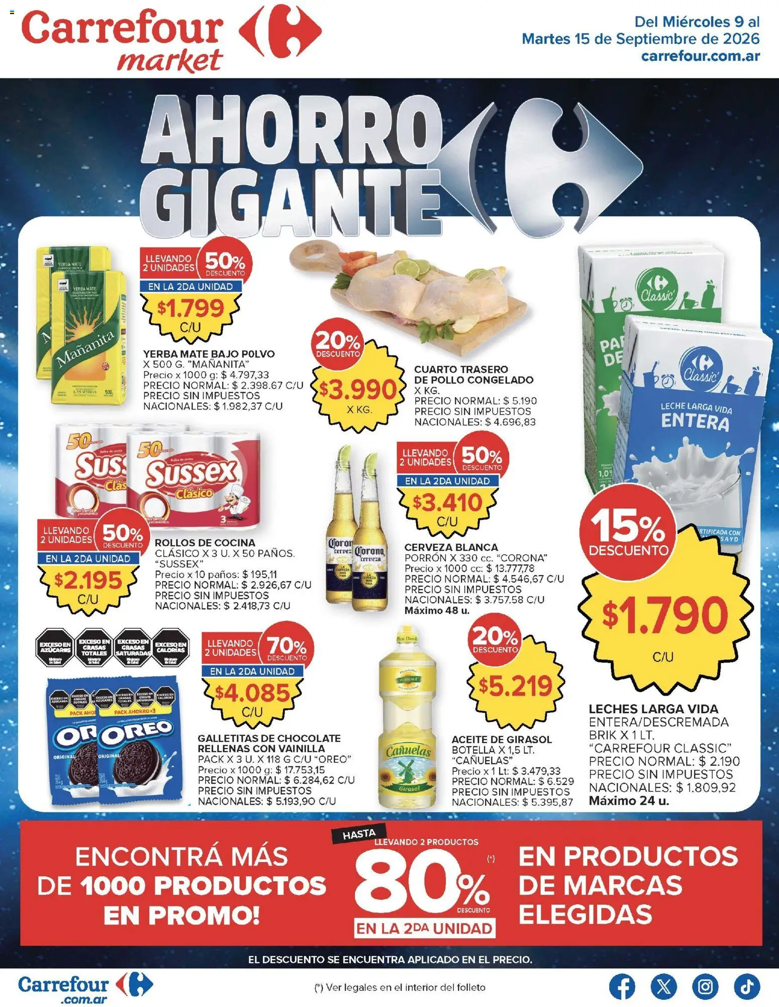 Vista previa del folleto de la tienda Carrefour válido desde el 09/09/2026 