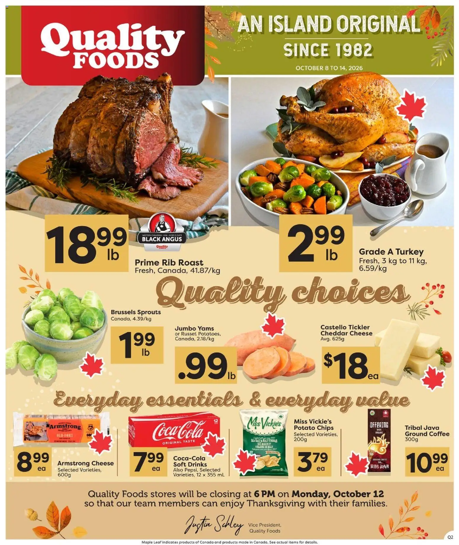 Preview of leaflet Quality Foods weekly flyer / circulaire from shop Quality Foods is valid from Oct 08, 2026