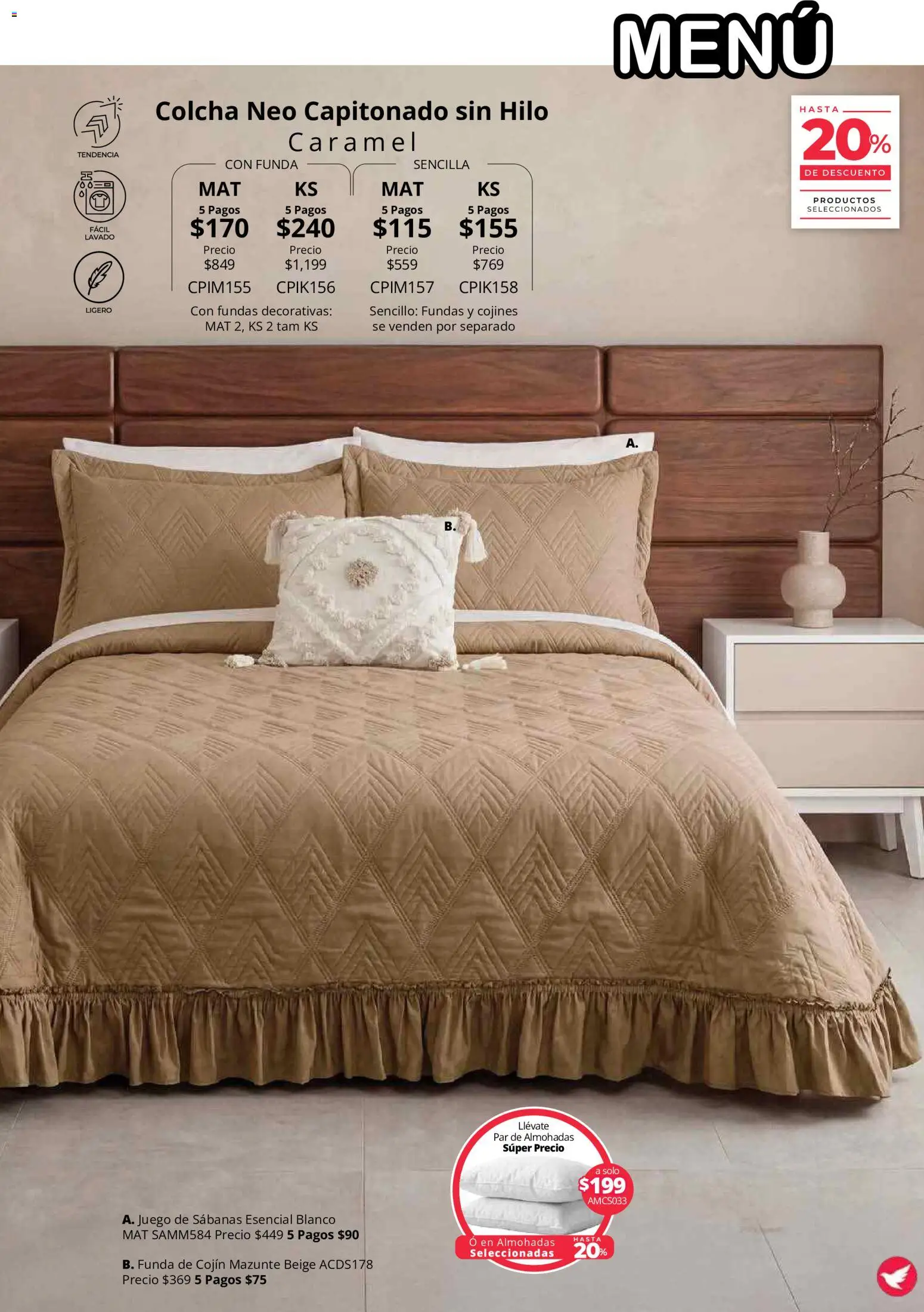 Vista previa las ofertas de la tienda Colchas Concord - Colchas Concord catálogo desde el 01/08/2026 