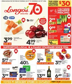 Preview of leaflet Longo's weekly flyer / circulaire from shop Longo's is valid from Jul 09, 2026