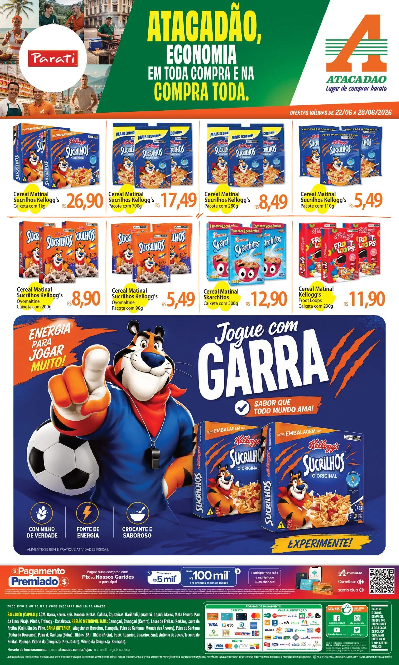 Pré-Visualização do folheto "Atacadão ofertas - BA" da loja Atacadão válido a partir de 22/06/2026