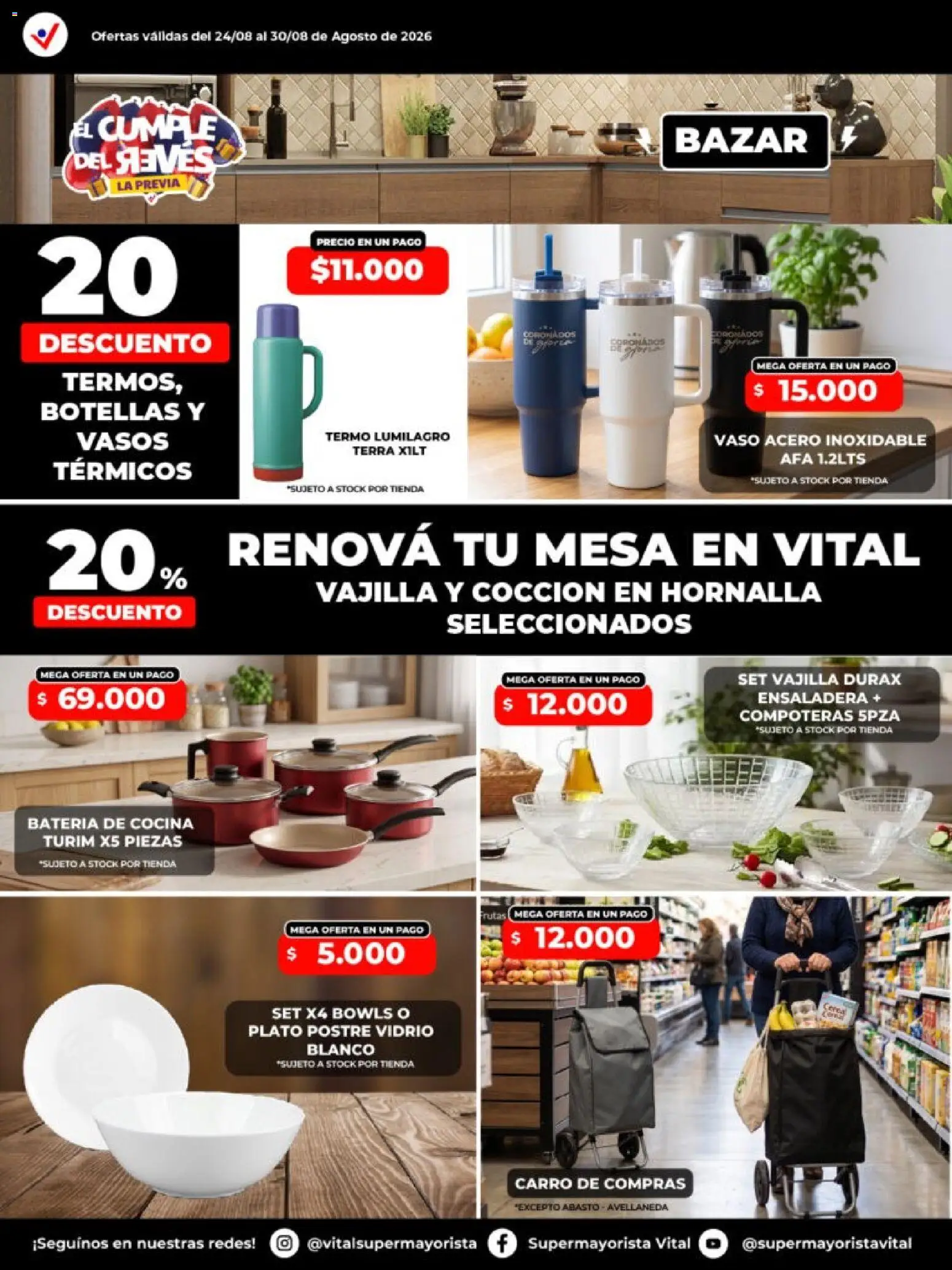 Vista previa del folleto de la tienda Vital válido desde el 24/08/2026 