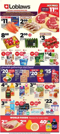 Un aperçu du dépliant Loblaws weekly flyer / circulaire du magasin Loblaws est valide à partir 29 oct. 2026