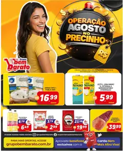 Pré-Visualização do folheto "Supermercado Bem Barato - Ofertas da semana" da loja Supermercado Bem Barato válido a partir de 11/08/2026