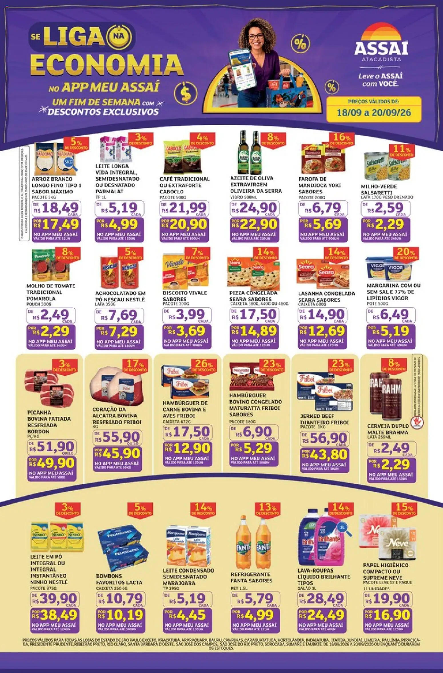 Pré-Visualização do folheto "Assaí Atacadista ofertas - SP" da loja Assaí Atacadista válido a partir de 18/09/2026
