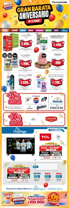 Vista previa del folleto de la tienda Cooperativa Obrera válido desde el 22/10/2026 