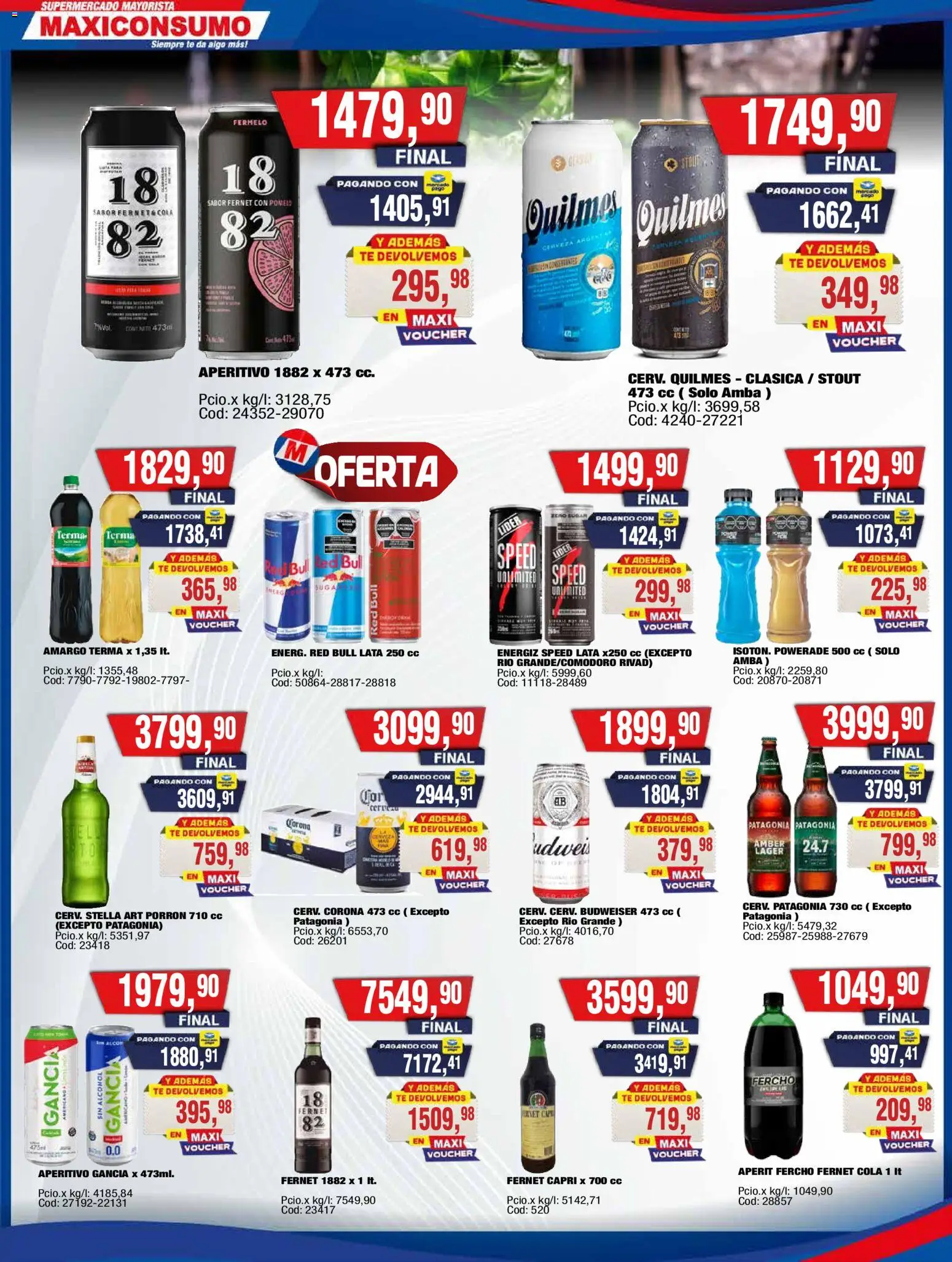 Vista previa del folleto de la tienda Maxiconsumo válido desde el 12/10/2026 