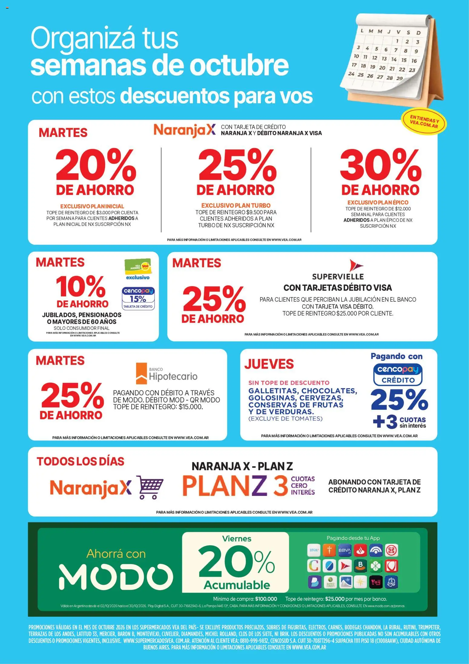 Vista previa del folleto de la tienda Vea válido desde el 30/10/2026 