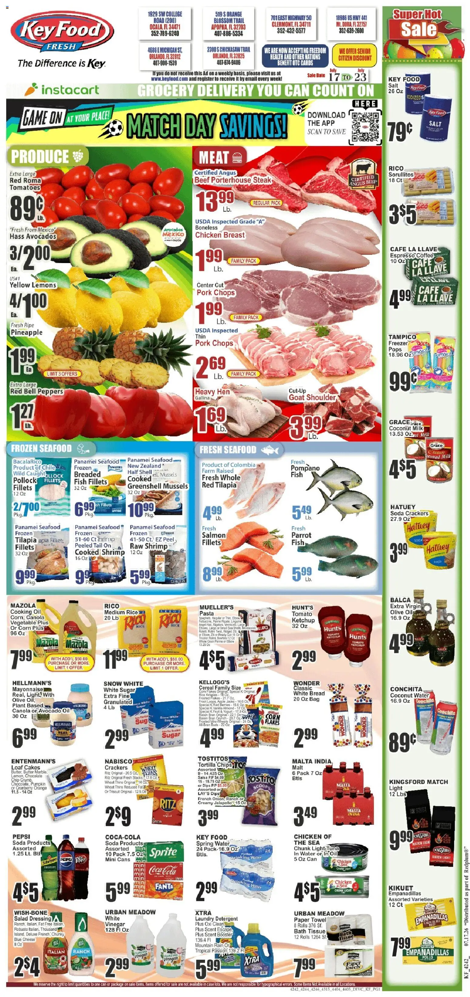 Ad Preview of Key Food Key Food Weekly Ad from 07/17/2026