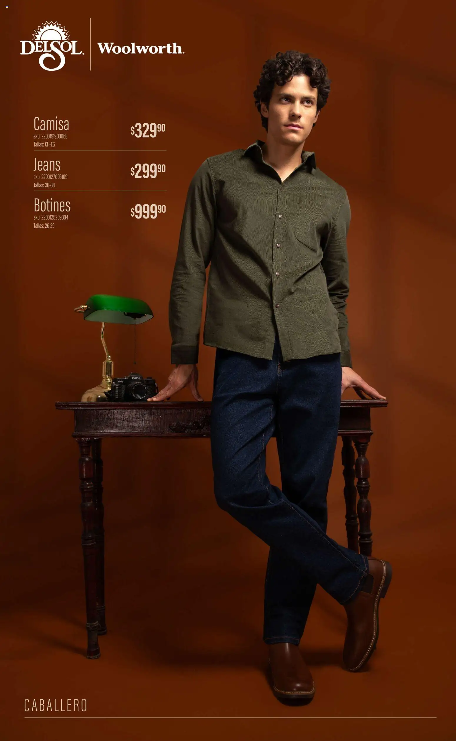 Vista previa las ofertas de la tienda Del Sol y Woolworth - Del Sol y Woolworth catálogo Luce el Otoño desde el 01/10/2026 - Camisa, Botines